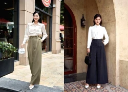 Tôn dáng hoàn hảo và che khuyết điểm với những chiếc quần suông