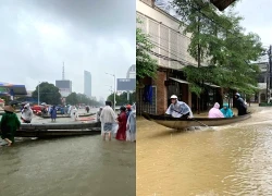 Công an vào cuộc xử lý nạn "chặt chém" giá ghe, đò giữa lúc mưa lũ