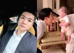 Không nhận ra Phó tổng đạo mạo nhà bầu Hiển với khoảnh khắc Tổng tài "xả vai" với các con