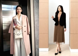 Áo khoác dạ nâng tầm phong cách giao mùa