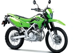 Ra mắt "cào cào" Kawasaki KLX230, bất chấp đường ngập nước