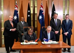 Úc và Papua New Guinea chính thức thành đồng minh, bảo vệ nhau nếu bị tấn công