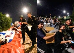 Đêm trắng giữ đê ở Bắc Ninh, hàng nghìn người căng mình gia cố chống lũ