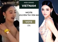 Hoa hậu Yến Nhi thi quốc tế, ê chề vì "kỷ lục" 0% vote, MC Miss Grand lắc đầu
