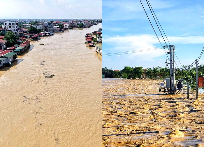 Lũ trên sông Cầu, sông Thương có khả năng đạt đỉnh vào chiều nay