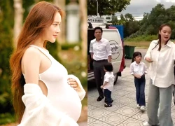 Sao Việt 7/10: Nhã Phương bế bụng bầu làm từ thiện