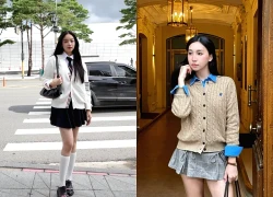 Tôn dáng và thời thượng cùng chân váy ngắn xếp ly