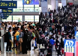 Lưu lượng đi lại dịp Quốc khánh và Trung thu ở Trung Quốc đạt mức cao kỷ lục