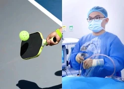 Bị vợt pickleball đánh trúng mũi, người đàn ông vỡ xương