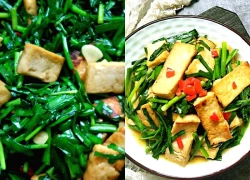Đậu phụ xào lá bổ thận này vừa ngon lại rẻ, tuần ăn vài lần vẫn không thấy chán, hơn chục nghìn đồng là được đĩa đầy