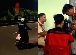 Thanh niên "bốc đầu" xe máy đăng TikTok bị tịch thu phương tiện ở TPHCM
