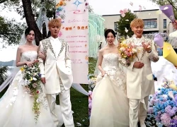 "Độc lạ" hôn lễ Hoàng Tử Thao - Từ Nghệ Dương: Ném bông cải, livestream phát quà