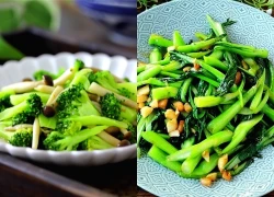 Dù xào rau gì, đừng cho ngay vào chảo, thêm 2 bước nữa rau xanh ngon ngọt, xanh mướt mắt