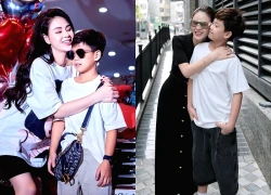Lương Thu Trang làm mẹ đơn thân, con trai 11 tuổi sắp cao bằng mẹ, ra dáng soái ca nhí