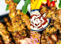 Mai cuối tuần, học mẹ đảm làm thịt xiên nướng lá lốt ngon "rụng tim", không thử quá phí!