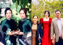 Phu nhân Chủ tịch tập đoàn Sơn Hải diện áo dài đôi với mẹ Hoa hậu Đỗ Hà