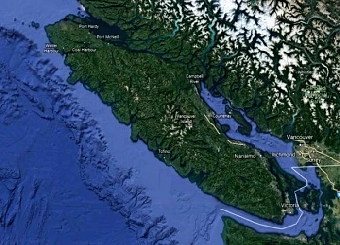 Vỏ Trái Đất đang vỡ ngoài khơi tây bắc Thái Bình Dương