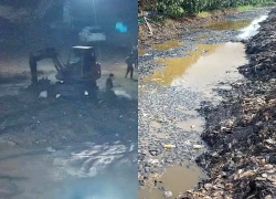 Xử phạt một công ty ở Hưng Yên chôn, lấp gần 50 tấn chất thải rắn