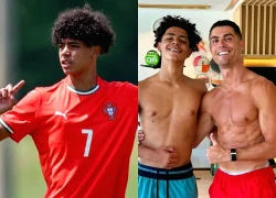 Con trai Ronaldo nhận vinh dự lớn