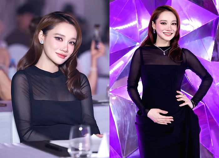 Khó tin ngoại hình của Nhã Phương khi bầu lần 3 ở tuổi 35