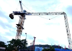 Một công nhân tử vong trong vụ gãy cẩu tháp tại dự án chung cư cao cấp