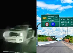 Tài xế ô tô bị tước giấy phép lái xe vì đi ngược chiều cao tốc