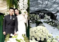 Tình trạng rạp cưới của "cậu cả" Viết Vương - Đỗ Hà ở Quảng Trị trước khi bão số 12 đổ bộ