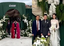 Vì sao phu nhân Tập đoàn Sơn Hải vội vã ra về khi đám cưới Đỗ Hà - Viết Vương bắt đầu?