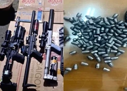 Bắt giữ nhóm đối tượng tàng trữ súng đạn quân dụng cùng nhiều linh kiện lắp ráp súng