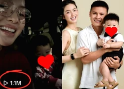 Cả triệu người xem vợ Quang Hải dạy con nói tiếng Anh, phát âm thế nào mà ai cũng khuyên "đừng dạy nữa, hỏng hết!"