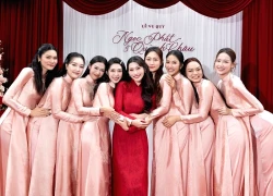 Đám cưới Á hậu Quỳnh Châu: Hé lộ sính lễ nhà thiếu gia, dàn bê tráp toàn người đẹp Vbiz!