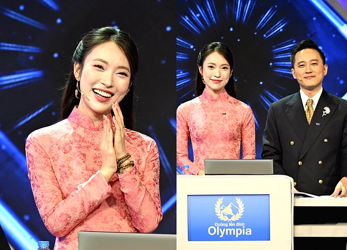 MC Khánh Vy tại CK Olympia 2025, học vấn khủng