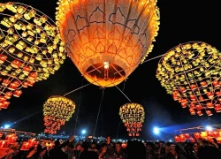 Rực rỡ lễ hội khinh khí cầu truyền thống của Myanmar
