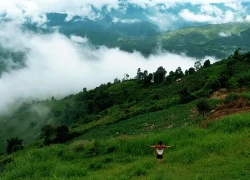 Về Sì Thâu Chải ngắm bản làng giữa mây và hoa của người Dao