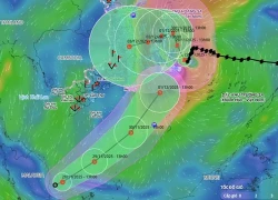 Áp thấp nhiệt đới 'bám đuôi' bão số 15 trên Biển Đông