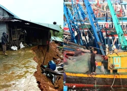 Di dời người dân vùng sạt lở, đưa tàu thuyền neo đậu an toàn tránh bão số 15