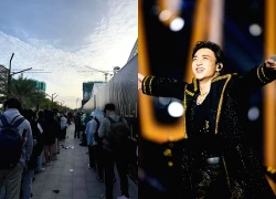 Fan nằm la liệt bên ngoài, "camp" chỗ từ đêm để chờ đến concert SOOBIN