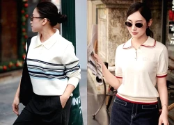 Quần ống rộng, váy dài và áo polo dệt kim, cặp đôi hoàn hảo của mùa