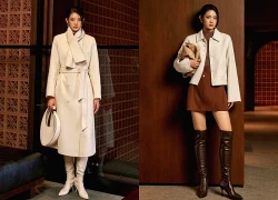 Muôn kiểu phối đồ nhiều lớp với trench coat, áo dạ lông cừu sang chảnh