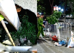 Nhân chứng kể khoảnh khắc cô gái suýt mất mạng bên hố sụt lún ở Hà Nội