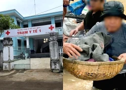 Nhân viên y tế không cho người mẹ và đứa bé sơ sinh vào trạm y tế tránh lũ đã nhận lỗi