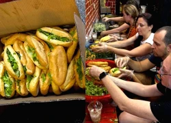 Nhóm khách Nga làm gần 500 ổ bánh mì gửi bà con vùng lũ miền Trung