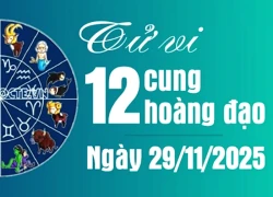 Tử vi 12 cung hoàng đạo thứ Bảy ngày 29/11/2025: Cự Giải cần uốn lưỡi 7 lần