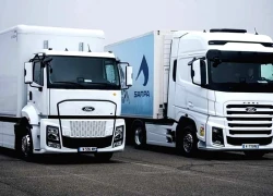 Xe tải điện đầu tiên của Ford có phạm vi hoạt động lên tới 300 km