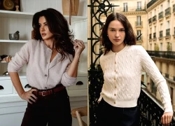 Áo dệt kim, áo cardigan 'lên ngôi' trong ngày thu se lạnh