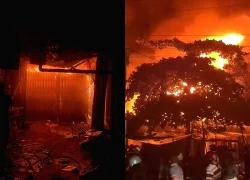 Cháy chợ Bình Dương trong đêm, 86 ki ốt bị thiệt hại