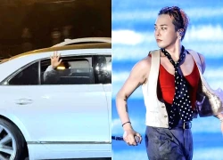 G-Dragon đáp chuyên cơ riêng đến Hà Nội, vẫy tay chào fan Việt