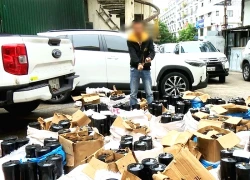 Triệt phá đường dây mua bán khí cười từ Quảng Ninh về Hà Nội