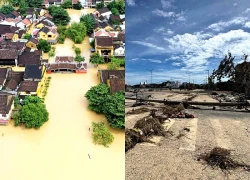 11 ngày đêm miền Trung vật lộn với lũ, sạt lở và bão tàn phá