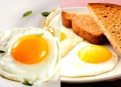 Khi ốp trứng đừng cho luôn vào chảo, thêm một bước nữa, trứng không dính sát hay cháy viền